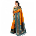 Premium Soft Silk Saree mit Zari-Bordüre – Indischer Damen Saree (Copy)
