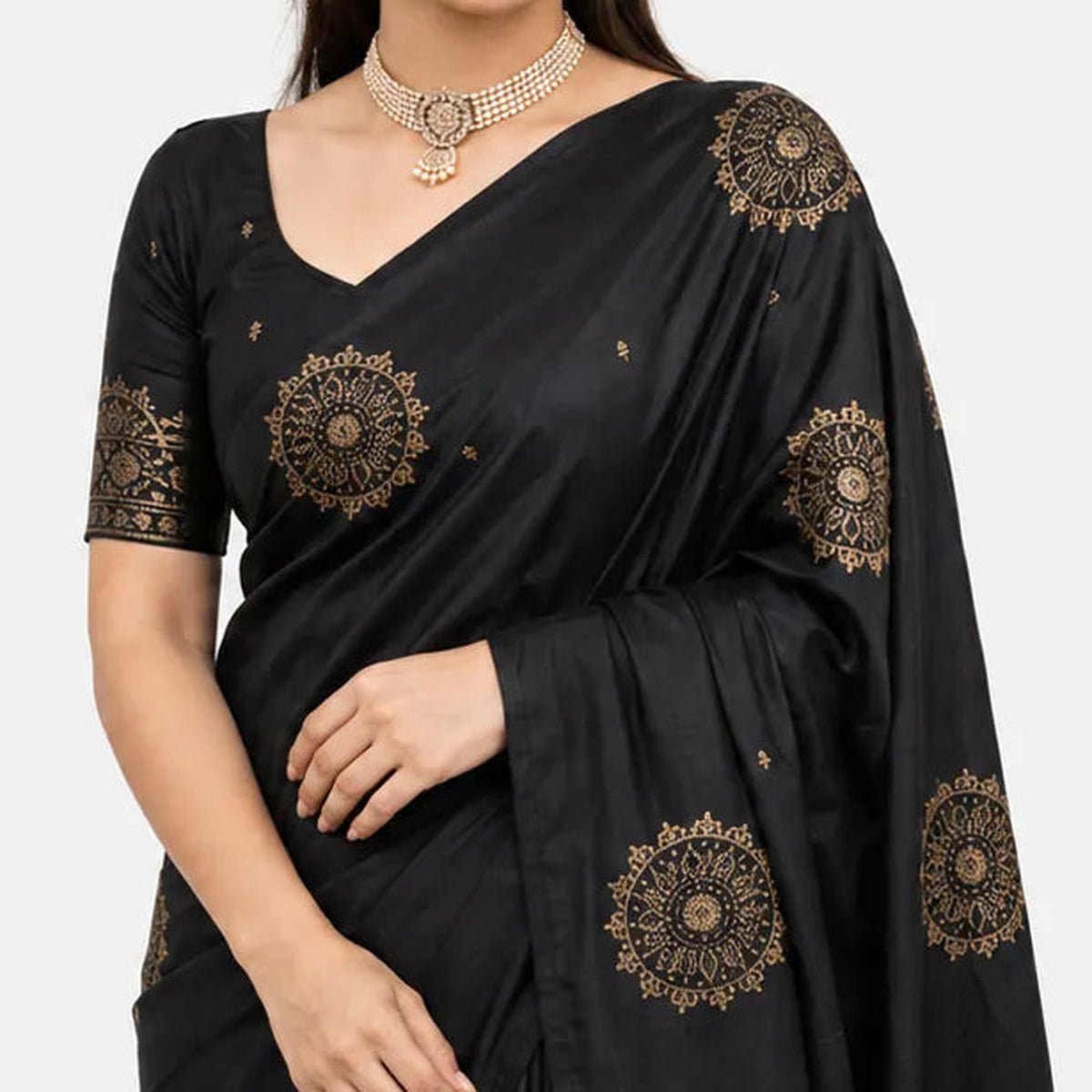 Soft Lichi Silk Jacquard Saree for Women – Elegant Traditional Indian Saree (Copy)