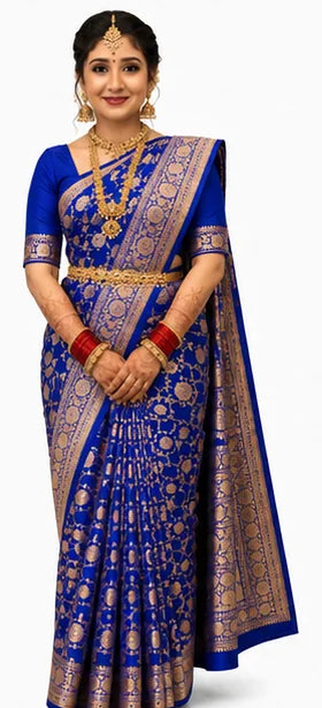 Soft Lichi Silk Saree for Women – Elegant Jacquard Saree with Blouse