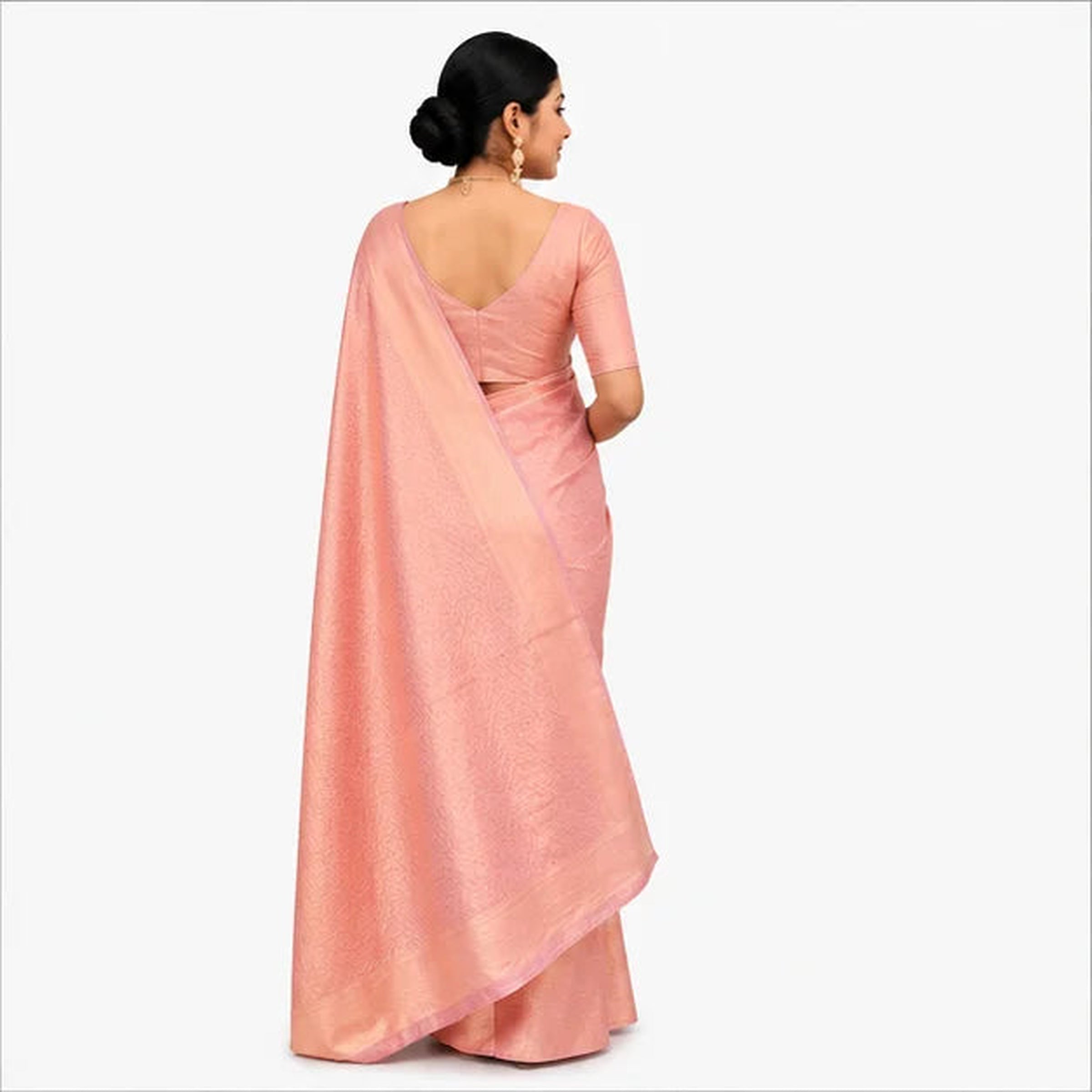Soft Lichi Silk Saree mit Jacquard Work – Indischer Damen Saree