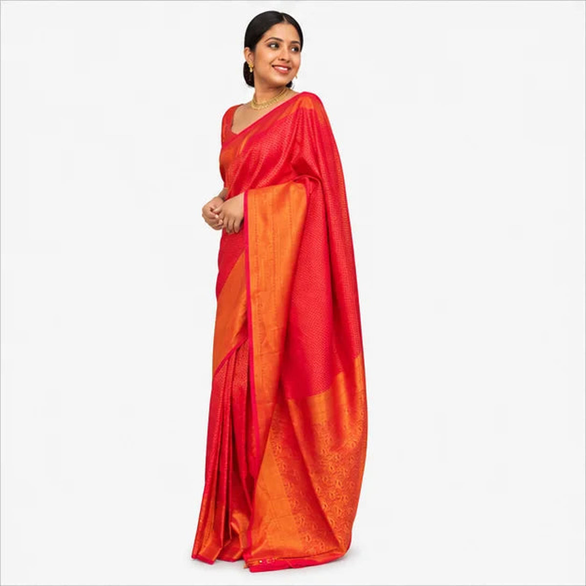Soft Lichi Silk Saree mit Jacquard Work – Indischer Damen Saree