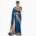Soft Paithani Silk Saree mit Rich Zari – Indischer Damen Saree