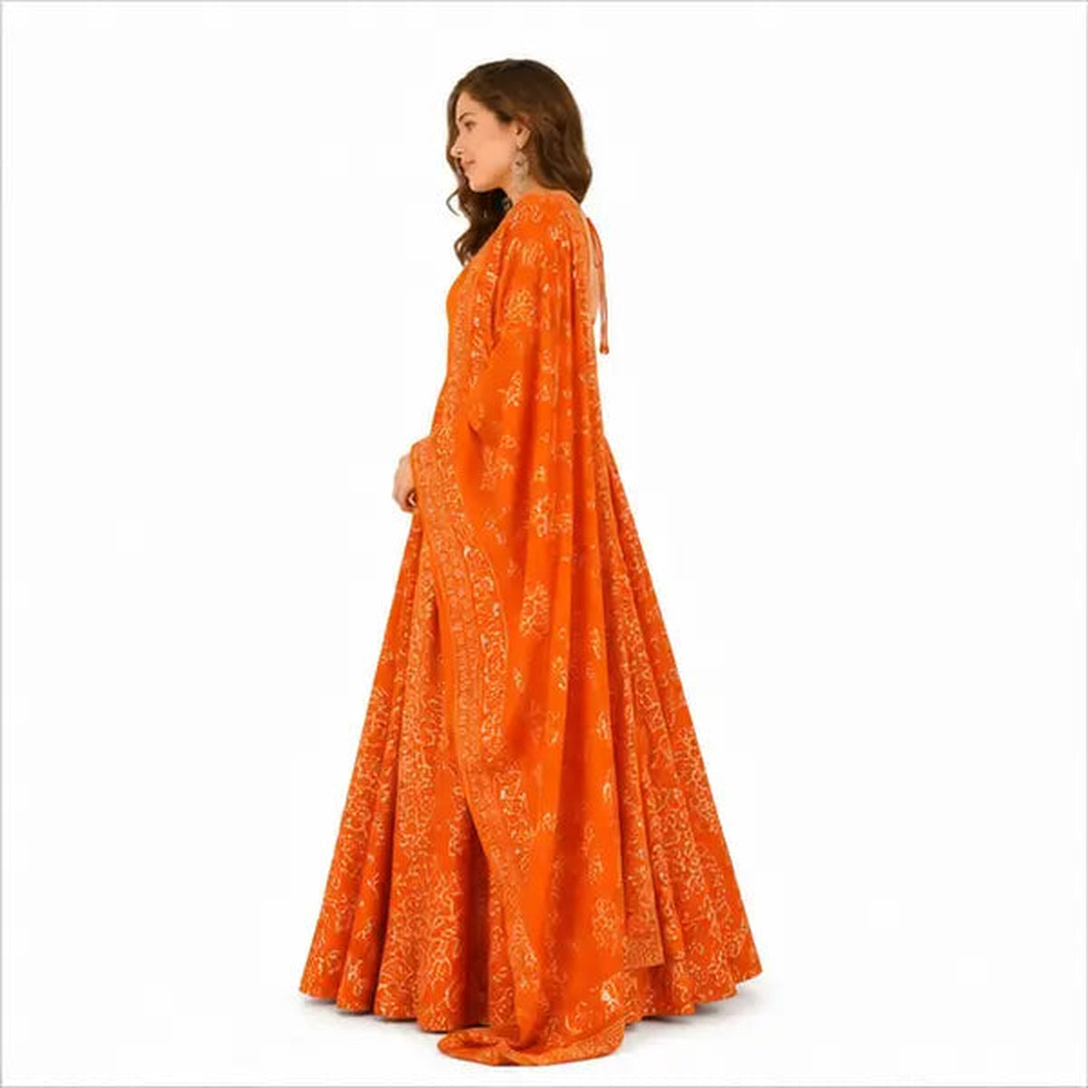 Women’s Muslin Kurta Set with Bottom & Dupatta – Digital Print