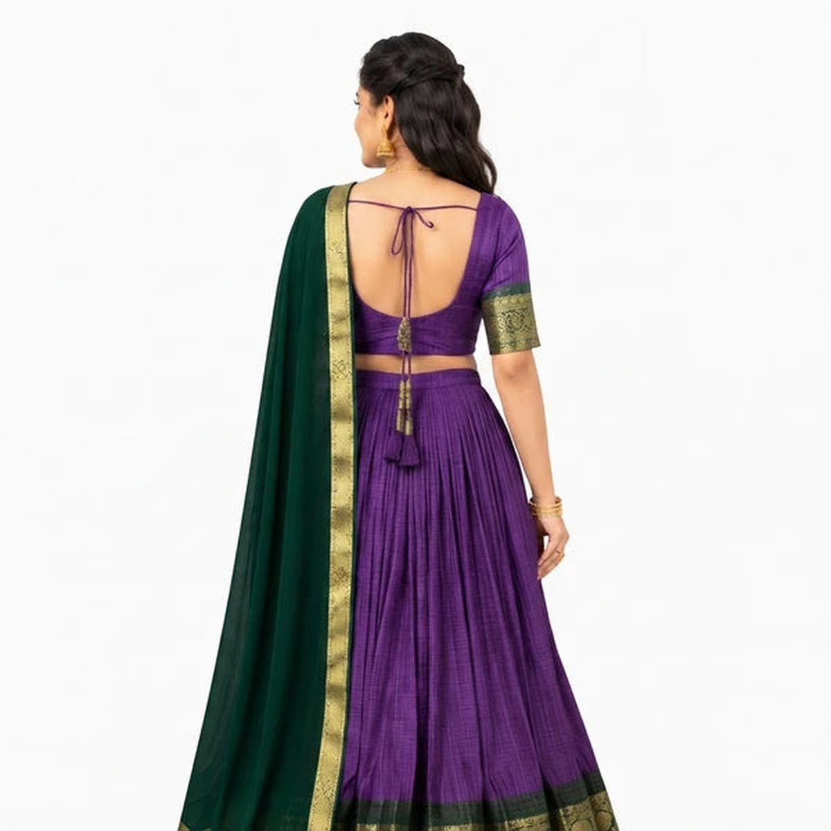 Zari Weaving Traditional Lehenga Choli